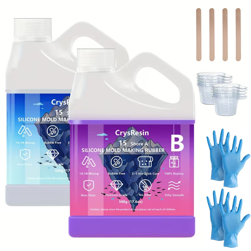 Candle Molds - 500ml 2 Frascos de Silicone Líquido