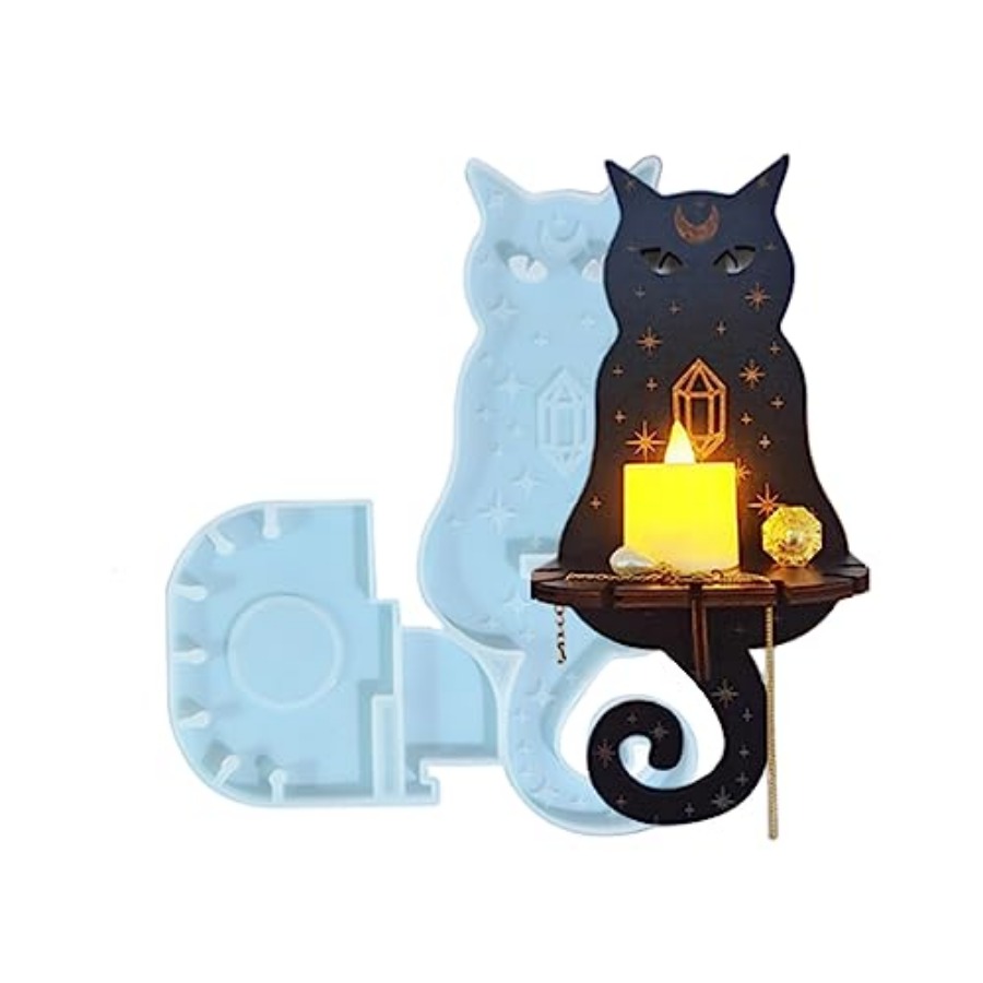 Candle Molds - Moldes de Silicone para Resina, Moldes