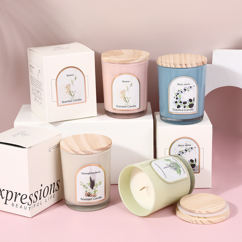 Candle Fragrance - Vela perfumada com tampa de madeira