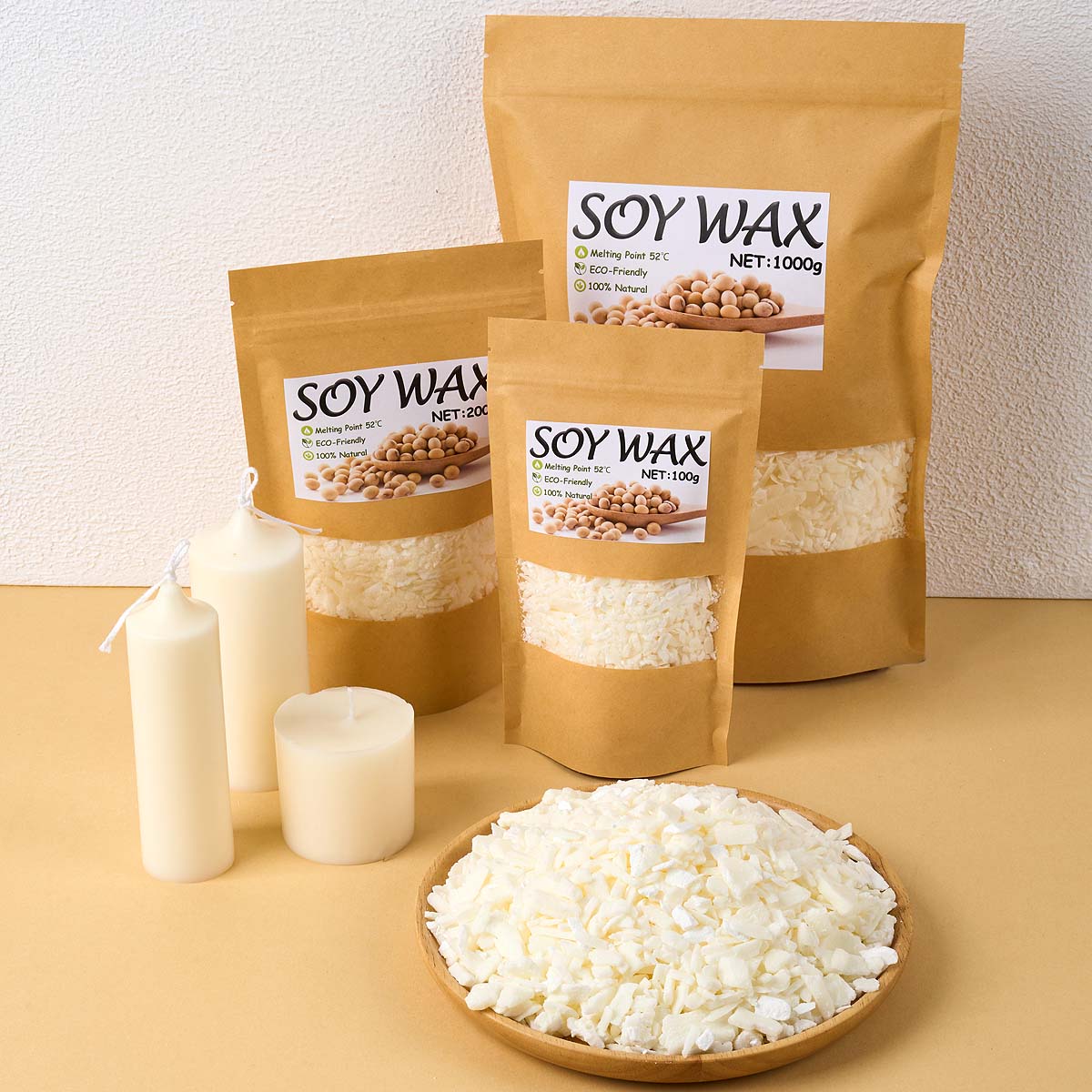 Candle Making Kit - 1 libras de cera de soja
