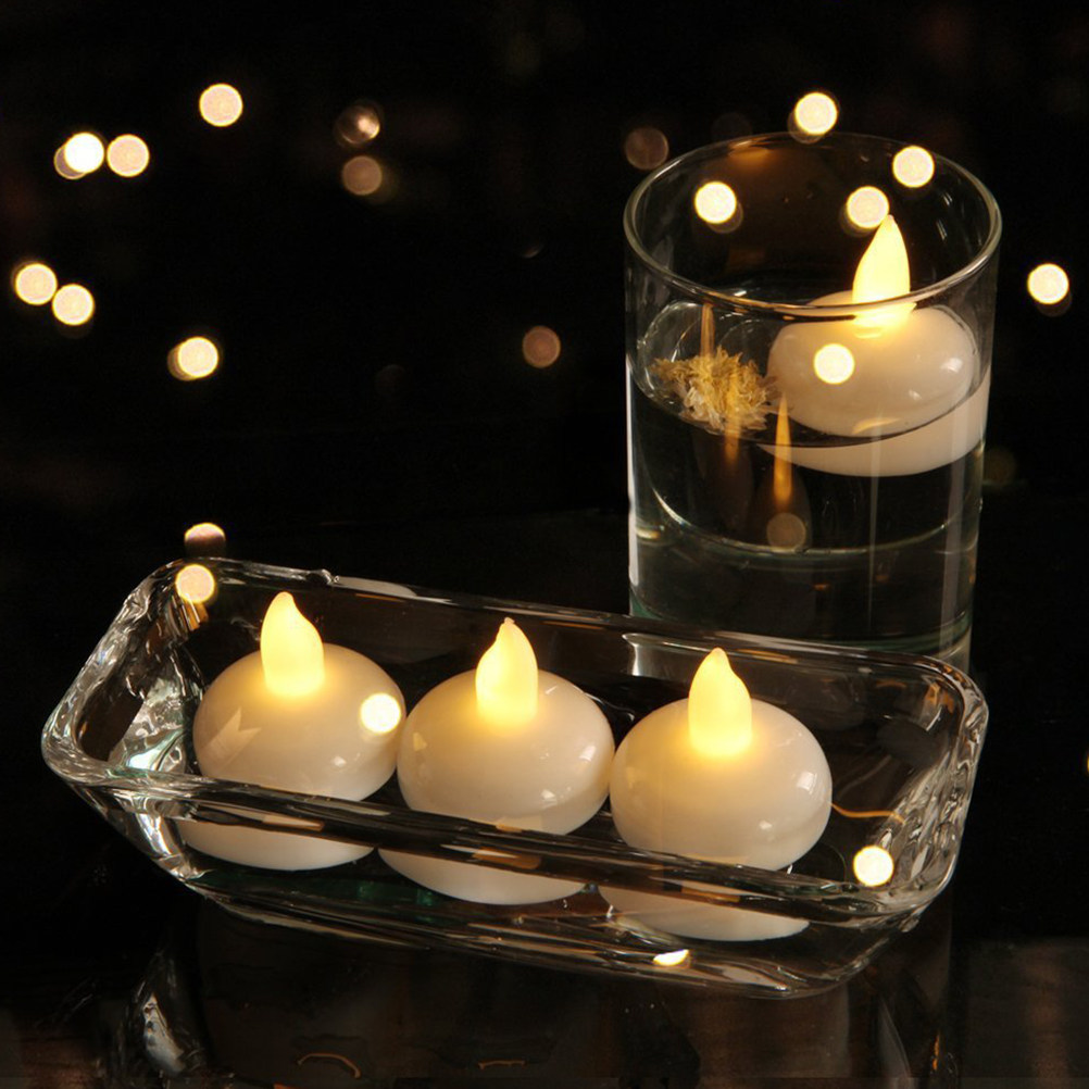 Paraffin Wax - 12 Peças de Luzes Flutuantes à