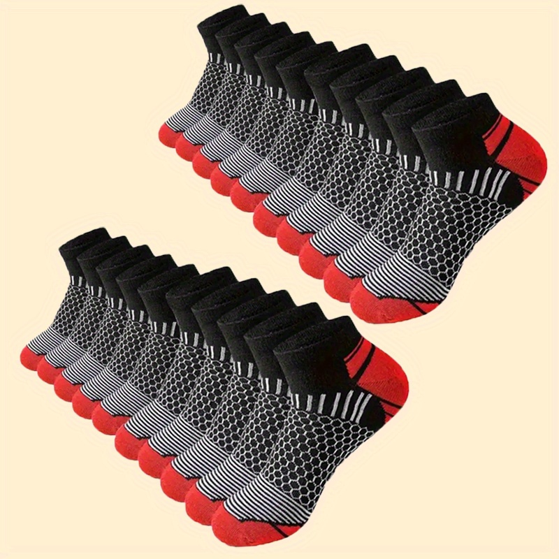 Candle Wick - 6 Pares de Meias Esportivas Curtas