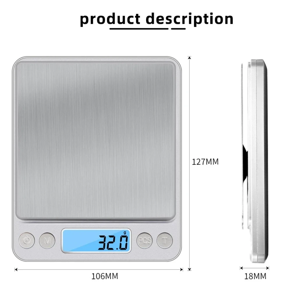 Candle Wax Scale - Balança de cozinha digital portátil com