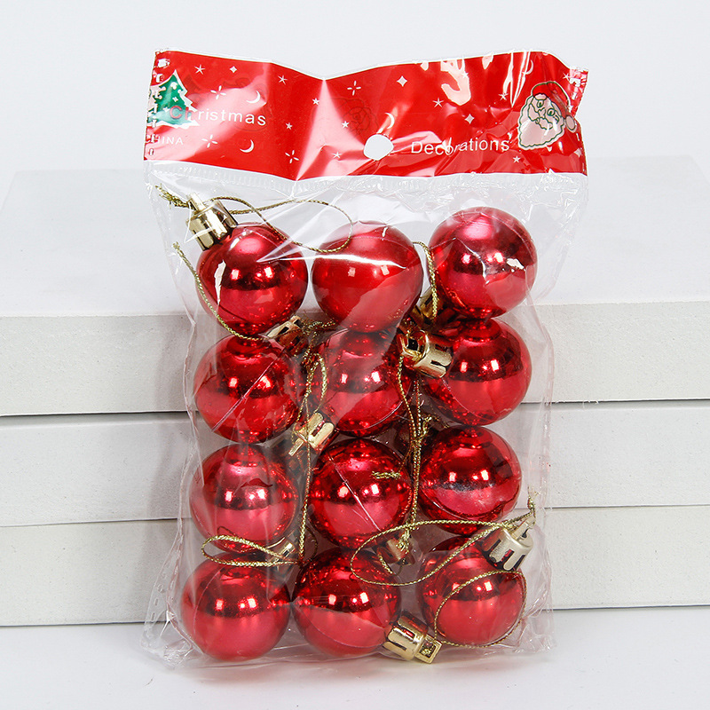 12 pçs 3cm bolas de natal enfe - Candle Lighter avaliação e preço