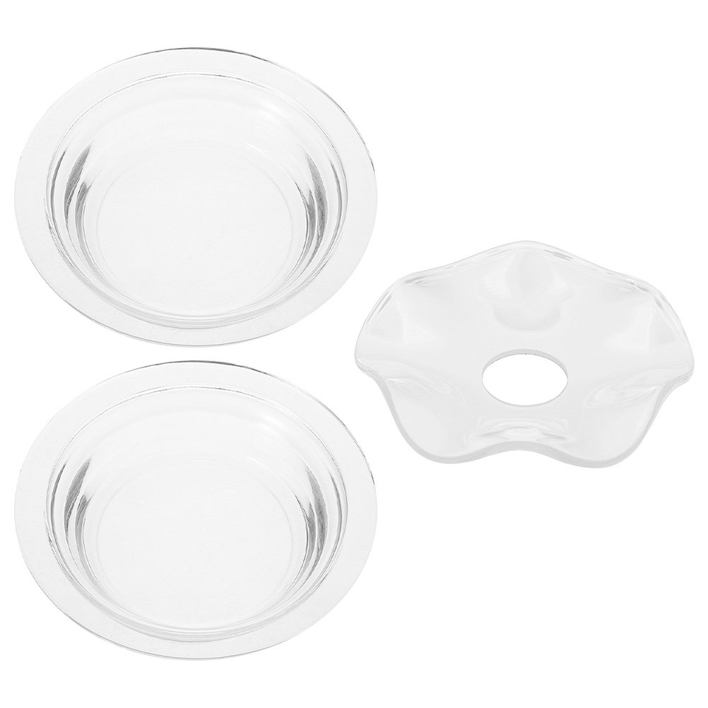 Conjunto de 3 pratos de vidro  - Wax Melts avaliação e preço
