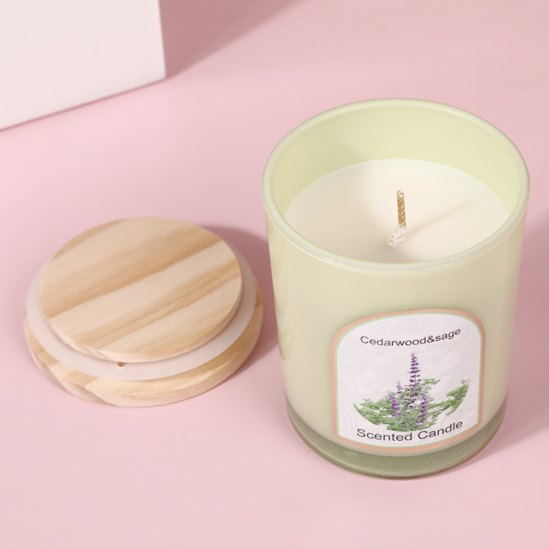 Vela perfumada com tampa de ma - Candle Fragrance avaliação e preço