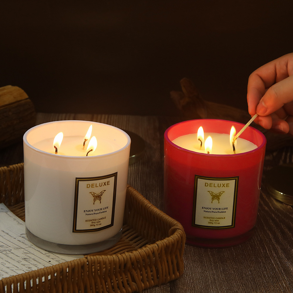 Vela perfumada com capa de vid - Candle Fragrance avaliação e preço