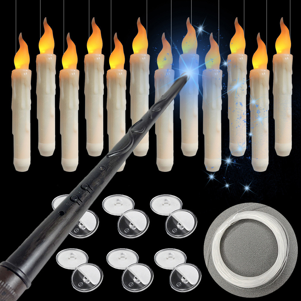 Velas Cônicas Sem Chama Cor Ma - Candle Wick avaliação e preço