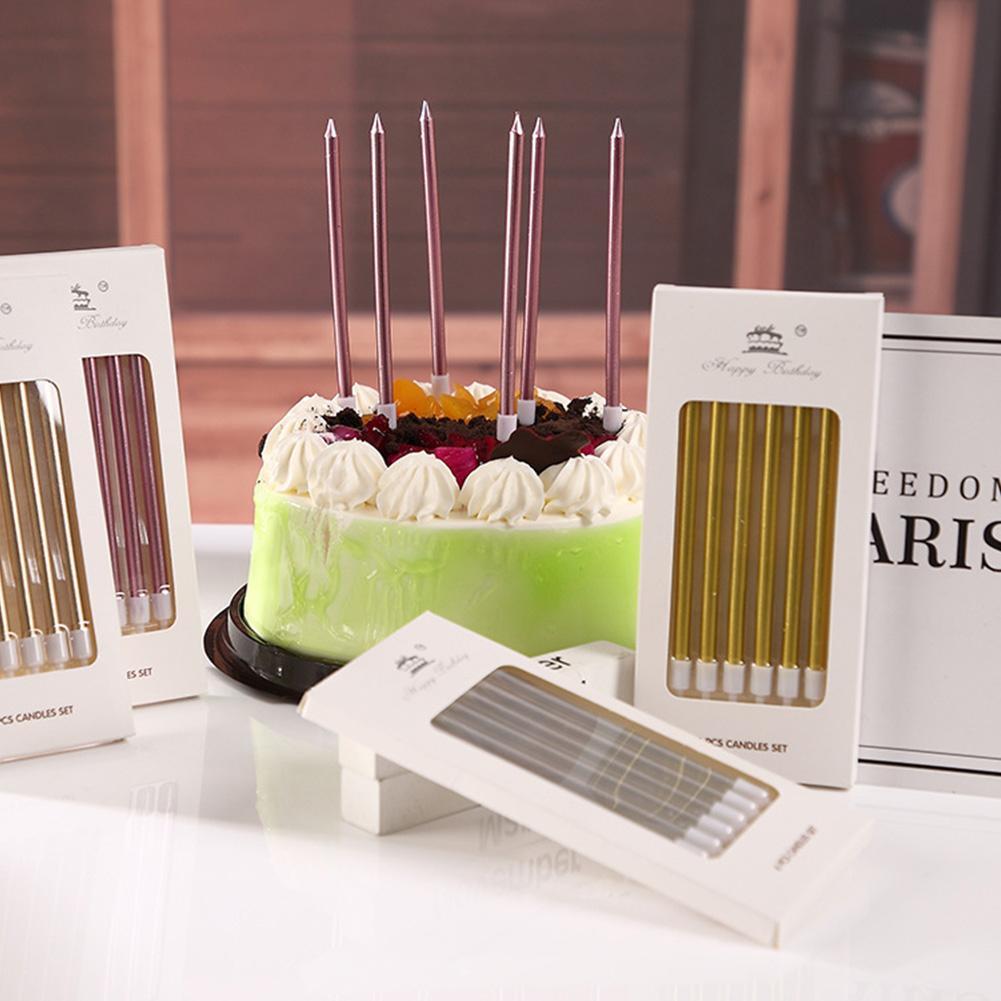 6/18 pçs metal ouro prata vela - Silk Candle avaliação e preço