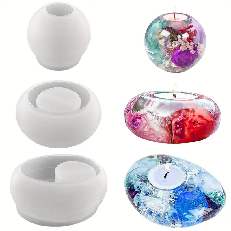 Molde de silicone de resina de - Candle Lighter avaliação e preço